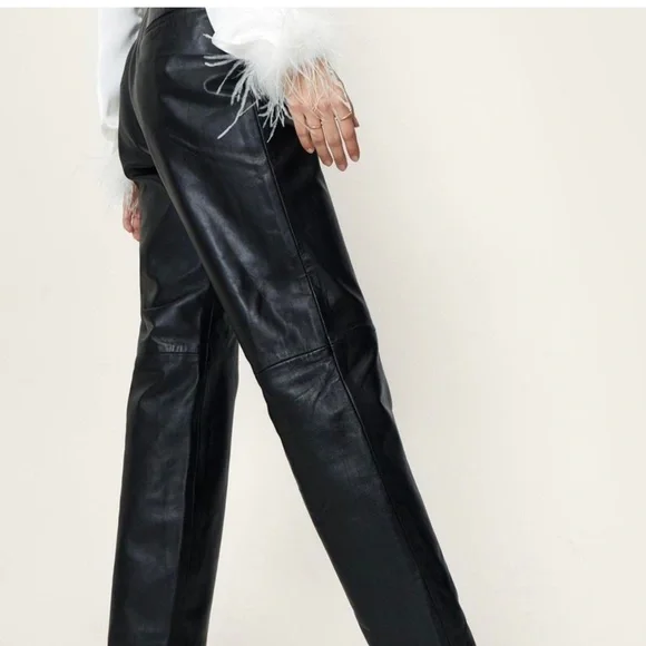 Nasty Gal Leather Pants - Picture 2 of 4